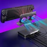 Fanlar Steam Deck Dock 6'sı 1 arada Ayarlanabilir Standlı - 4K@144Hz HDMI, 1000Mbps Ethernet, 3X USB-A 3.0, 100W Steam Deck O