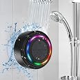 Mini altoparlante Bluetooth per doccia, subwoofer impermeabile, vivavoce con ventosa e microfono per bagno, piscina, spiaggia, auto, telefono  44