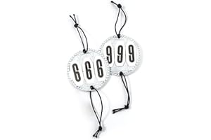 United Sportproducts Germany USG Numero Iniziale, 3 cifre con Brillantini