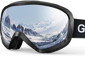 GlaRid Snowboard Skibrille für Herren Damen Jugend Anti Beschlag über der Brille Winter Schneebrille mit sphärischer abnehmba