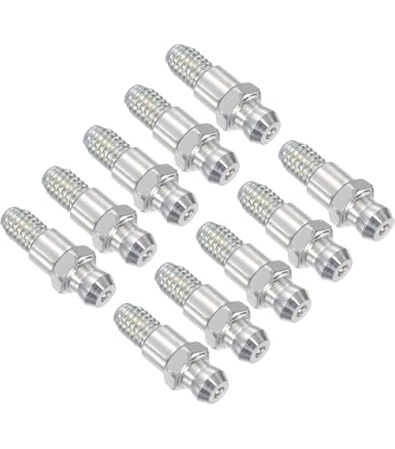 Produktbild von 10 Stück 304 Edelstahl Schmiernippel – M6x1mm, Gerade, Für Hydraulik & Maschinen