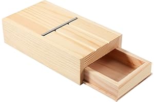 PH PandaHall Taglierina per Sapone Fatto in Casa Legno Scatola Taglia Sapone, Taglierina per Sapone Regolabile con Cassetto Forniture per Saponi Fatti a Mano e Candele Rifinitura Fai Da Te