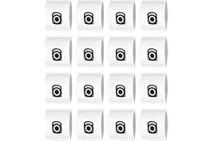 PERMUST Lot de 16 Sacs à Poussière pour Rowenta,Sacs À Poussière Compatibles avec les aspirateurs traineau Compact Power, Power XXL, Silence Force, X-Trem Power ZR200720, ZR200520