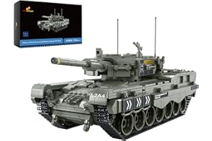 JMBricklayer Panzer Klemmbausteine Modell 61504, Technik Militär Tanks Baustein, WW2 Panther-Panzer Spielzeug, Panzer Konstruktionspielzeug für Erwachsene und Kinder (1756+ Teile)
