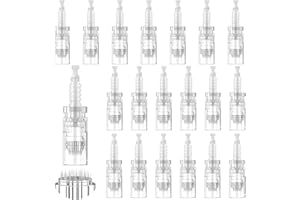 PKCHYE Agujas Dermapen Microneedling 42 Pin 20 Pcs Microagulhas Agulhas De Repuesto Micro Aguja Cartucho De Substituição Slot Baioneta Regular Microneedle Cartuchos Dermapen Para Microneedling Derma Pen