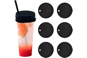 GOEDEKE 6-Pack Drink Covers Anti Spike, Anti Spike Drink Cover Scrunchie for Alcohol Protection Reusableand Washable,Perfect for Alcohol, Girls, Women, Bars, Clubs, and Parties