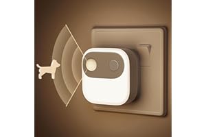 Emeritpro Motion Sensor Night Light Plug-in Wall, Dusk to Dawn, 3000K Warm White, Dimmable 30/60/100 Lm Brightness for Stair, Bedroom, Hallway, Children's Room, 2 Pack