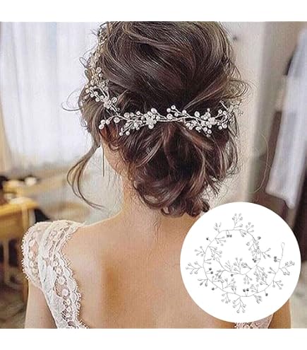Accessori in argento in cristallo per capelli da sposa dalla Cina | Acquisti Online su