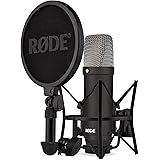 RØDE NT1 Signature Series Microfono a condensatore a grande diaframma della con supporto antivibratorio, filtro antipop e cav