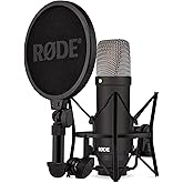 RØDE NT1 Signature Series Microfono a condensatore a grande diaframma della con supporto antivibratorio, filtro antipop e cav