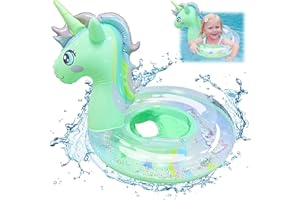 AOMANTIC SARL Flotador Bebe, Anillo de Natación, Anillo de natación Inflable para bebé, Anillo de Natación para bebés, Flotador de Natación para Bebé, Flotador para bebé de baño, para Bebés de 6 a 36 Meses