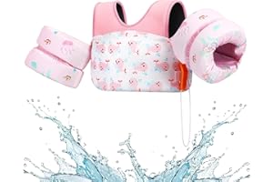 HeySplash Swim Vest for Kids, Toddler Swimming Float Fit 20-50/31-66 Lbs, Swim Arm Band Vest with Secure Buckle&Harness, Float Jacket Swimming Training Buoyancy Aid, Puddle Water Wings Jumper