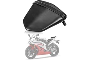 PSLER Moto Asiento Trasero Pasajero Asiento Cojín para Yamaha YZF R6 2006-2007
