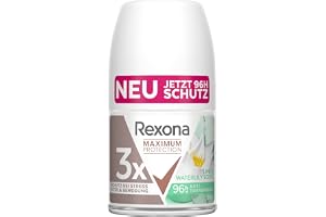 Rexona Maximum Protection Deodorant Roll-On Lime & Waterlily Scent Anti-Perspirant med 3 x skydd vid stress, värme och rörels