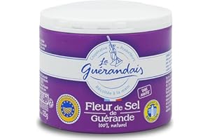 LE GUÉRANDAIS French fleur de sel Guerande Le Guerandais-fleur de sel de Guerande - 125 gr