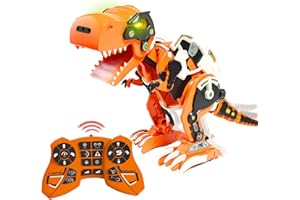 Xtrem Bots - Dinobot | Roboter Programmierbar | Dino Roboter Kinder Ab 6 Jahre | 150-teiliges | Robot Dino Ferngesteuertes und programmierbares | Spielzeug Dinosaurier