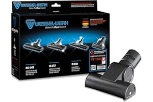 ‎WESSEL WERK Wessel-Werk PT160 Hand-Turbobürste | Staubsaugerdüse | Ideal für Haustierbesitzer | für Polster und Autoinnenraum | entfernt Katzen- und Hundehaare gründlich | inkl. Reinigungszubehör