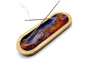 Simply Vedic’s Incense Stick Holder, Incense Burner, Ash Catcher, Incense Tray for Home Décor, 11 Inch Long, Cosmic