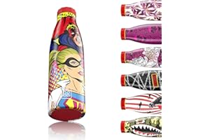 Bboom Borraccia Termica 500 ml Bottiglia Termica Acciaio Inox Thermos 24 Ore Freddo & 12 h Caldo Regalo Uomo Donna Design Made in Italy Ecologica e BPA Free