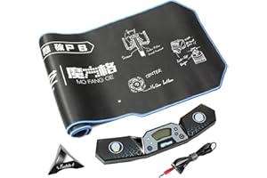 Taolele Qy Speed ​​Cube Timer Minuterie de Contrôle Tactile D'athlétisme Professionnel avec Tapis de 80 x 30Cm Capteur très Sensible et Connecteur de Câble de Données pour la Compétition Race Stack