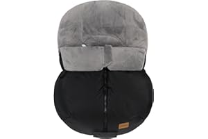 Fillikid Baby Winterfußsack Sella Exklusiv | leichter Fußsack winddicht & wasserabweisend, waschbar | für Autositze, Babyschale, Babywanne | warmer Universal-Fußsack ab Geburt