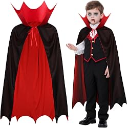 Vampir Umhang Herren Damen Kostüm Karneval Fasching Halloween Dracula Cape