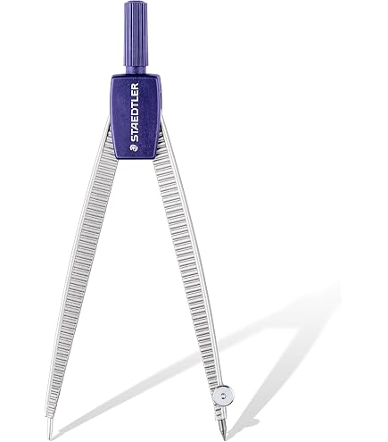 Compasso Maped Study Collector In Metallo Con Custodia Rigida Righello E Mine Di Ricambio - 4