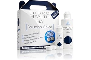 DISOP HIDRO HEALTH Maleta Hidro Health HA - Solución Única con Ácido Hialurónico 2 x 360 ml + Kit de Viaje 60 ml + Portalentes Antimicrobiano