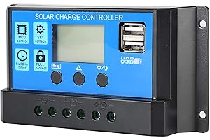 ENERGIASOLARE100 RISPARMIARE SENZA INQUINARE Regolatore di Carica 30A 12/24V con Crepuscolare