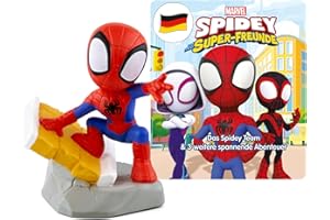 tonies Hörfiguren für Toniebox, Marvel Spidey und Seine Super-Freunde – Das Spidey Team & 3 weitere spannende Abenteuer, Hörspiel für Kinder ab 4 Jahren, Spielzeit ca. 57 Minuten