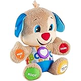 Fisher-Price - Il Cagnolino Smart Stages Ridi & Impara, morbido peluche educativo per imparare le prime paroline, con 75+ can