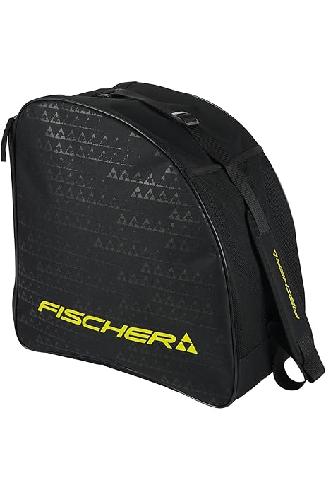 Sacca Da Sci Fischer Eco Alpine - Per Sci Fino A 190 Cm, Poliestere, Nero, 34x186x34 Cm