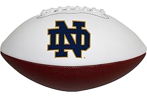 LOGOBRANDS Logo Brands Officially Licensed NCAA Full-Size Autograph Football, Team Color