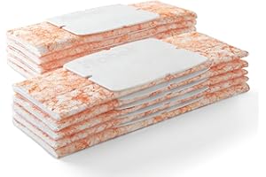 iRobot - Piezas auténticas - Paños para Fregar con suavidad para Braava Serie 200 (10x) - Naranja - Desechables