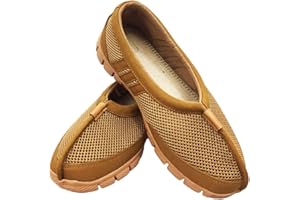 G-LIKE Chinesische Stoffschuhe Mönch Schuhe - Traditionelle Kampfkunst Kung Fu Tai Chi Shaolin Wushu Qigong Wing Chun Buddhisten Slipper Sneaker Netzstoff Weiche Sohle für Männer Frauen