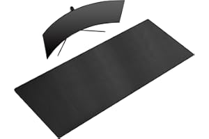 Cacoy Sottomano da scrivania in pelle PU, 1500x700mm Tappetino per mouse per Ufficio e Casa, Grande Tappetino per Scrivania da Gioco, Nero