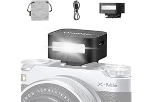ZENIKO ZΕΝΙΚΟ ZF04 Camera Blitz, 6500K±200K Mini-Blitzgerät Mini Manual Flash für Canon, Sony, Fuji, Nikon, Panasonic, Olympus