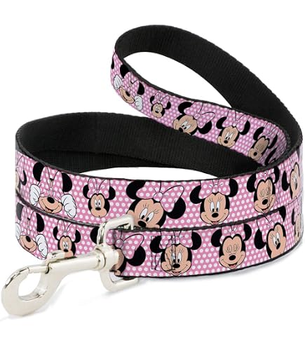 Buckle-Down Haustier-Leine – Design Musiknoten & Sterne, 122 Cm Lang, 2,5 Cm Breit, Weiß/schwarz/mehrfarbig