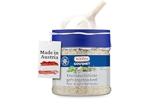 ‎KOTANYI Kotanyi Gourmet Knoblauchstücke gefriergetrocknet | wie erntefrisch, würzig-intensiv, scharf, 400 ml