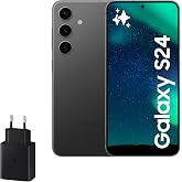 Samsung Galaxy S24 and Charger 45W, Mobile Phone with AI, Android Smartphone, 8 GB RAM, 256 GB Storage, 50MP Camera, Long Bat