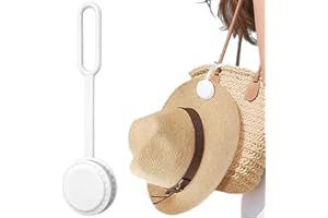 AABDTYYD Ferma cappello magnetico da viaggio, ferma cappelli resistenti per borse, zaini & borse a mano, supporto mani libere per cappello da sole per spiaggia, escursionismo, golf & uso quotidiano