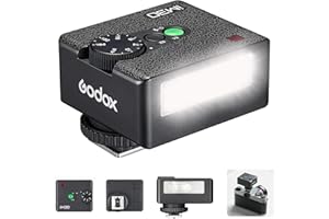 Godox iM30 Mini Caméra Flash, Flash de Poche Compact, 230 Flashs de Pleine Puissance, 7 Niveaux de Puissance, Conception de Griffe à Contact Unique, Compatible avec Différents Modèles Caméra