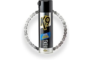 Bardahl K9 - Pulitore Superiore Catena Moto-Bici, Rimuove Morchie, Grasso, Olio e Sporco, Detergente Spray per Catena e Forcellone Moto e Bici, con Formula Anti Usura, 500 ml