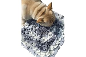 MAX STITCH DESIGN Alfombrilla Cuadrada Gris Claro 50x50cm - Resistente y Fácil de Limpiar - Para Alimentación Lenta, Forraje y Olfateo de Perros