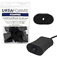 URSA Foamies: Soft Foam Mounts for Wireless Lav Mics | Lav Mic Accessories | Stick Directly to the Skin or Costume | Microphone Foam Covers - Fits Most Microphone Brands (Pack of 12, Black)