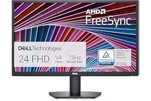 Dell SE2422HX 24" Full HD (1920x1080) Monitor, 75Hz, VA, 5ms, AMD FreeSync, HDMI, VGA, Negro