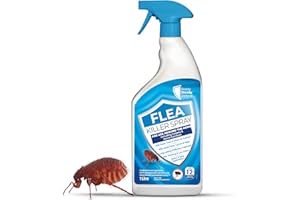 READY STEADY GRO Flea Killer Spray 1L: Ultimate Flea Treatment for House | Comprehensive Indoor & Outdoor Flea Spray | Household Flea Killer & Formula for Home - Eradicates & Prevents Reinfestation | Ready to use