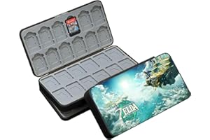 doepeBAE Custodia per Schede di Gioco, Custodie Giochi Switch, Switch Game Card Case, Scatola per Carte con Fodera in Silicone, Con 48 Slot per Cartucce di Gioco e 48 Slot per Schede SD (48F)