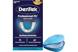 DenTek Professional-Fit Maksymalna ochrona Dental Guard | Ochrona przed nocnym szlifowaniem zębów | Opakowanie może się różnić