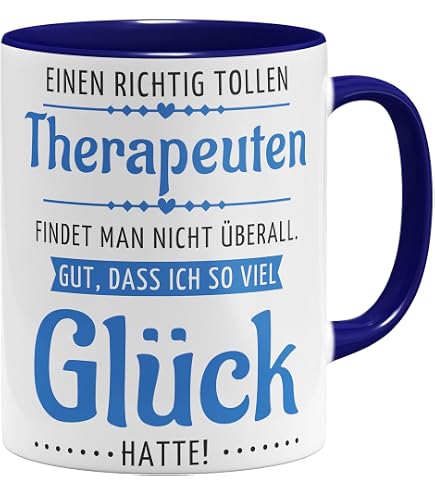 TassenKing „Eine Gute Psychologin…“ – Keramik-Tasse Mit Spruch, 300 Ml, Spülmaschinenfest